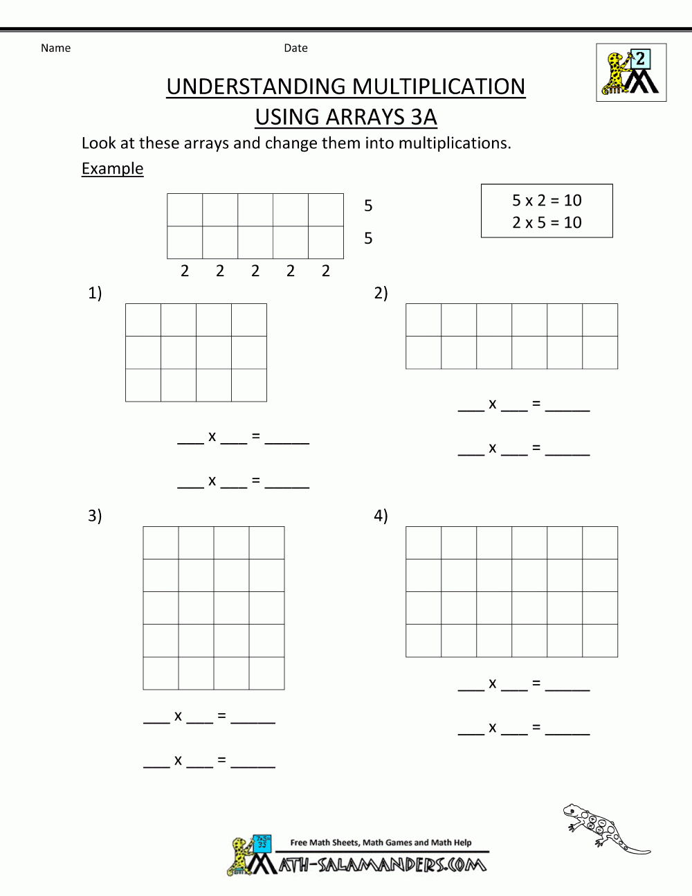 Understanding Multiplication Using Arrays 3A | Free with Printable Multiplication Array Worksheets Understanding Multiplication Using Arrays 3A | Free with Printable Multiplication Array Worksheets