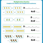 Use Addition And Multiplication Sentences To Understand The within O Multiplication Worksheets