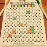 We've "mathified" The Squares Game! | Math 3Rd   5Th | Math With Regard To Printable Multiplication Squares Game