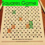 We've &quot;mathified&quot; The Squares Game! | Math Addition Games intended for Printable Multiplication Squares Game