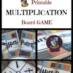 Wizard Math Printable Multiplication Board Game | Harry with Printable Multiplication Board Games