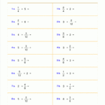 Worksheets For Fraction Multiplication in 6 Multiplication Worksheets Pdf