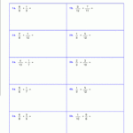 Worksheets For Fraction Multiplication inside Multiplication Worksheets X1