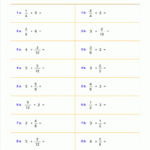 Worksheets For Fraction Multiplication throughout Multiplication Worksheets Ks2 Pdf