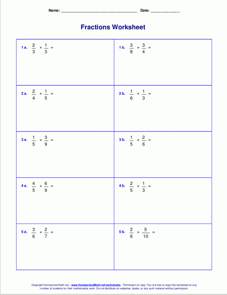 Worksheets For Fraction Multiplication Within Multiplication Worksheets 7Th Grade Pdf