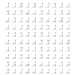 100 Fact Division Worksheets 4Th Grade | Printable Inside Multiplication Worksheets 5Th Grade 100 Problems