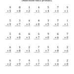 100+ [ Learning Multiplication Worksheets ] | Learning Intended For Multiplication Worksheets 7 12