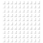 100 Single-Digit Addition Questions With No Regrouping (A for Multiplication Worksheets No Regrouping