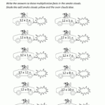 12 Times Tables Worksheets pertaining to Multiplication Worksheets Up To 12X12