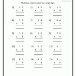2 Digit Multiplaction Sheets Printables | Math Worksheets Intended For Worksheets In Multiplication For Grade 3
