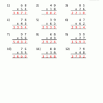 2 Digit Multiplication Worksheet for Free Printable 2's Multiplication Worksheets