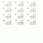 2 Digit Multiplication Worksheet inside 4 Multiplication Worksheets Pdf