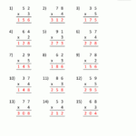 2 Digit Multiplication Worksheet Intended For Free Printable 3 Multiplication Worksheets