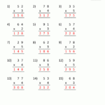 2 Digit Multiplication Worksheet intended for Free Printable 3 Multiplication Worksheets