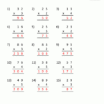 2 Digit Multiplication Worksheet pertaining to Multiplication Worksheets Random