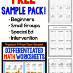 2 Digit Multiplication Worksheets Differentiated Free | 3Rd Intended For Multiplication Worksheets On Graph Paper
