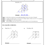 2-Digit2-Digit Lattice Lattice Multiplication intended for Multiplication Worksheets Lattice Method