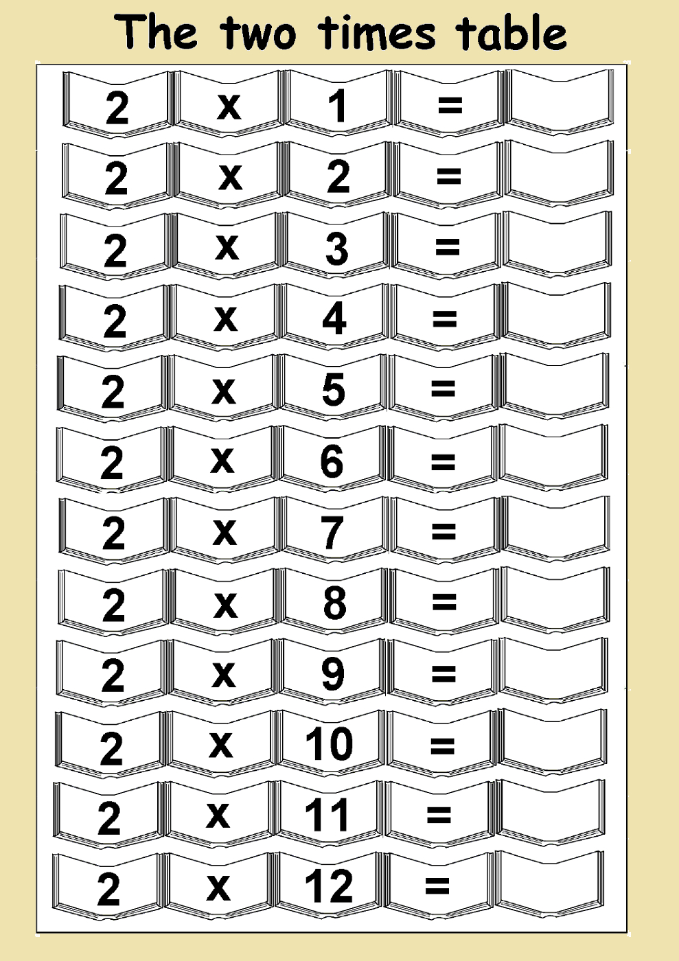 2 Times Table Worksheets | Printable Shelter within Printable Multiplication Table Of 2