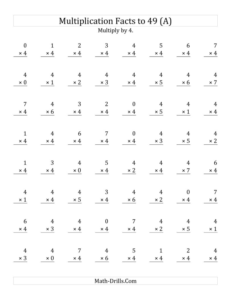 28+ [ 4 Worksheet ] | Worksheets For All Early Ed Grades All Inside Multiplication Worksheets K5
