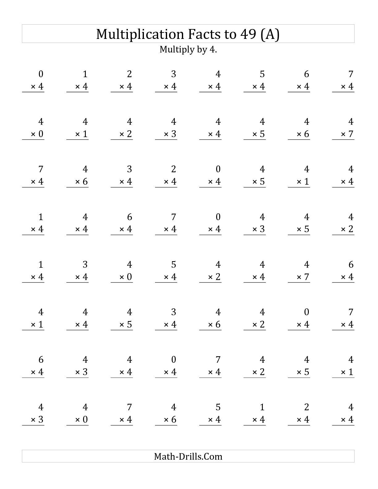 28+ [ 4 Worksheet ] | Worksheets For All Early Ed Grades All inside Multiplication Worksheets K5