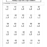 28+ [ Adding Two Digit Numbers Worksheets With Regrouping with Multiplication Worksheets No Regrouping