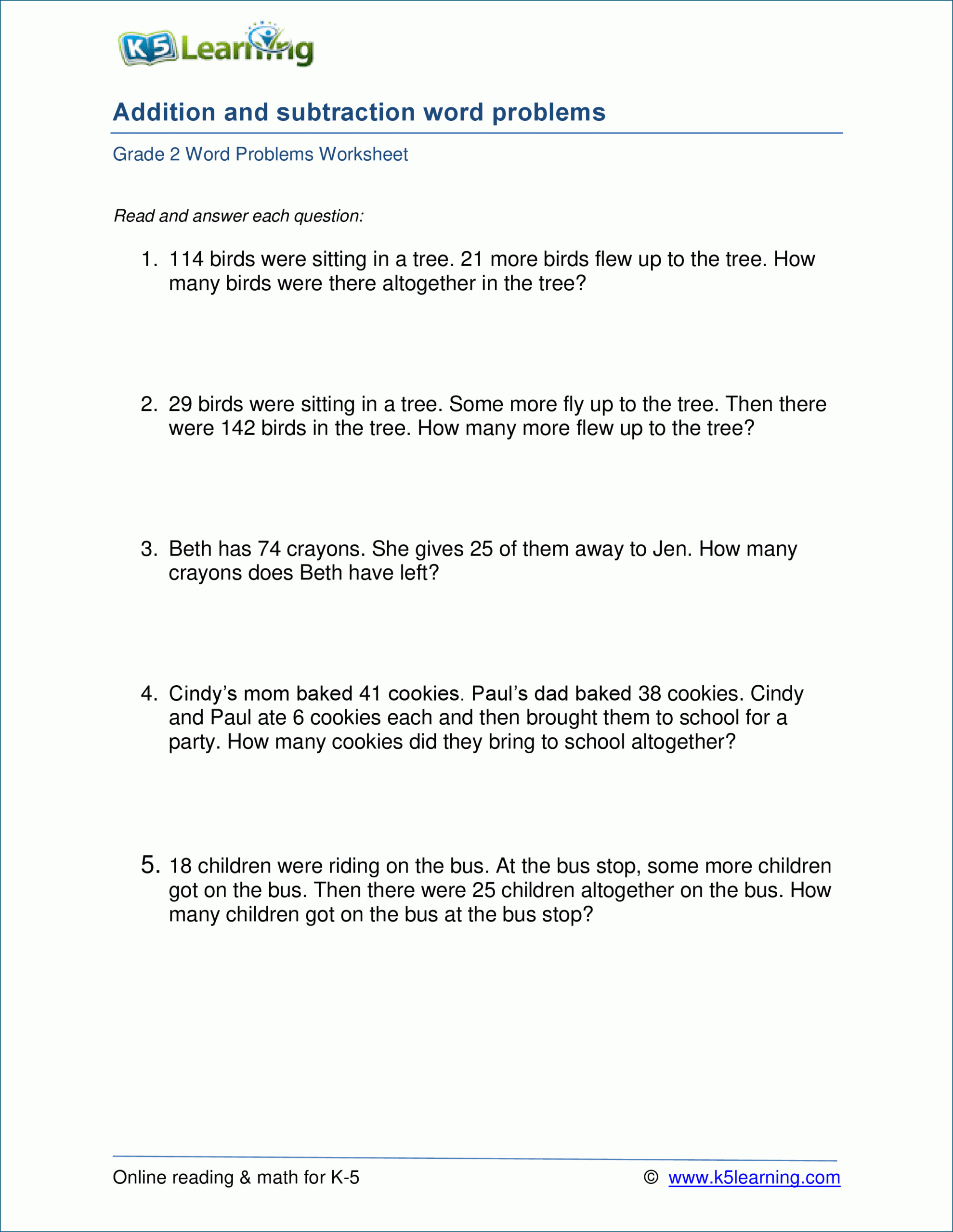 2Nd Grade Math Word Problem Worksheets – Free And Printable with Multiplication Worksheets K5 Learning 2Nd Grade Math Word Problem Worksheets - Free And Printable with Multiplication Worksheets K5 Learning