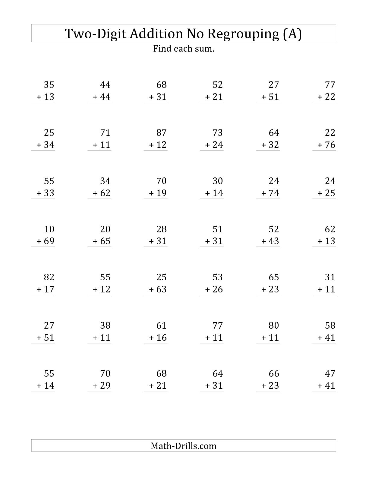 2Nd Grade Minute Math Worksheets | Printable Worksheets And pertaining to Multiplication Worksheets No Regrouping 2Nd Grade Minute Math Worksheets | Printable Worksheets And pertaining to Multiplication Worksheets No Regrouping