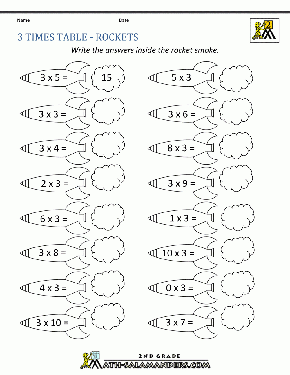 3 Times Table in Multiplication Worksheets 2 And 3 Times Tables 3 Times Table in Multiplication Worksheets 2 And 3 Times Tables