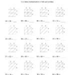 3 Worksheet 37 Multiplication Fill In The Blank The 2 Digit intended for Printable Lattice Multiplication Worksheets