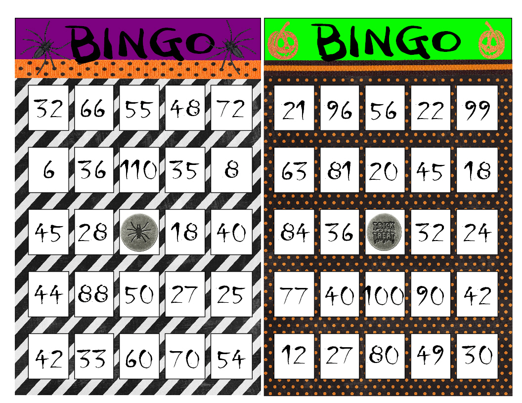 Printable Multiplication Bingo Calling Cards