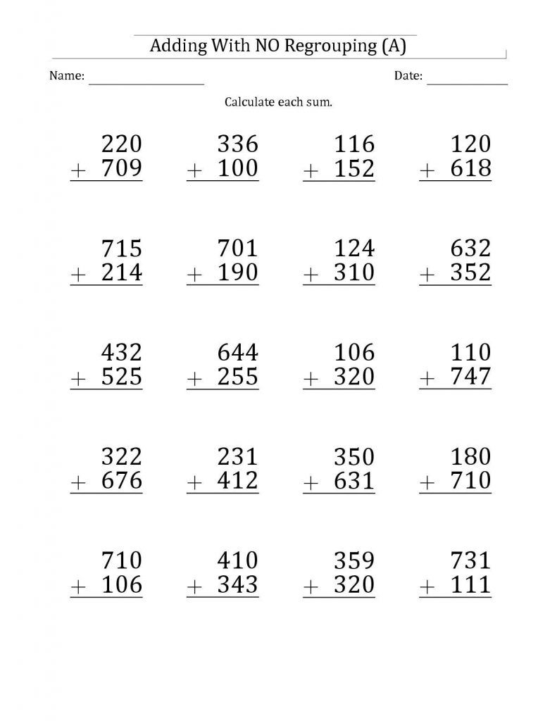 3Rd Grade Math Worksheets | 3Rd Grade Math Worksheets, Math regarding Printable Multiplication Worksheets 3Rd Grade