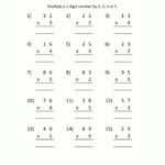 3Rd Grade Multiplication Worksheets   Best Coloring Pages Within Multiplication Worksheets Year 4