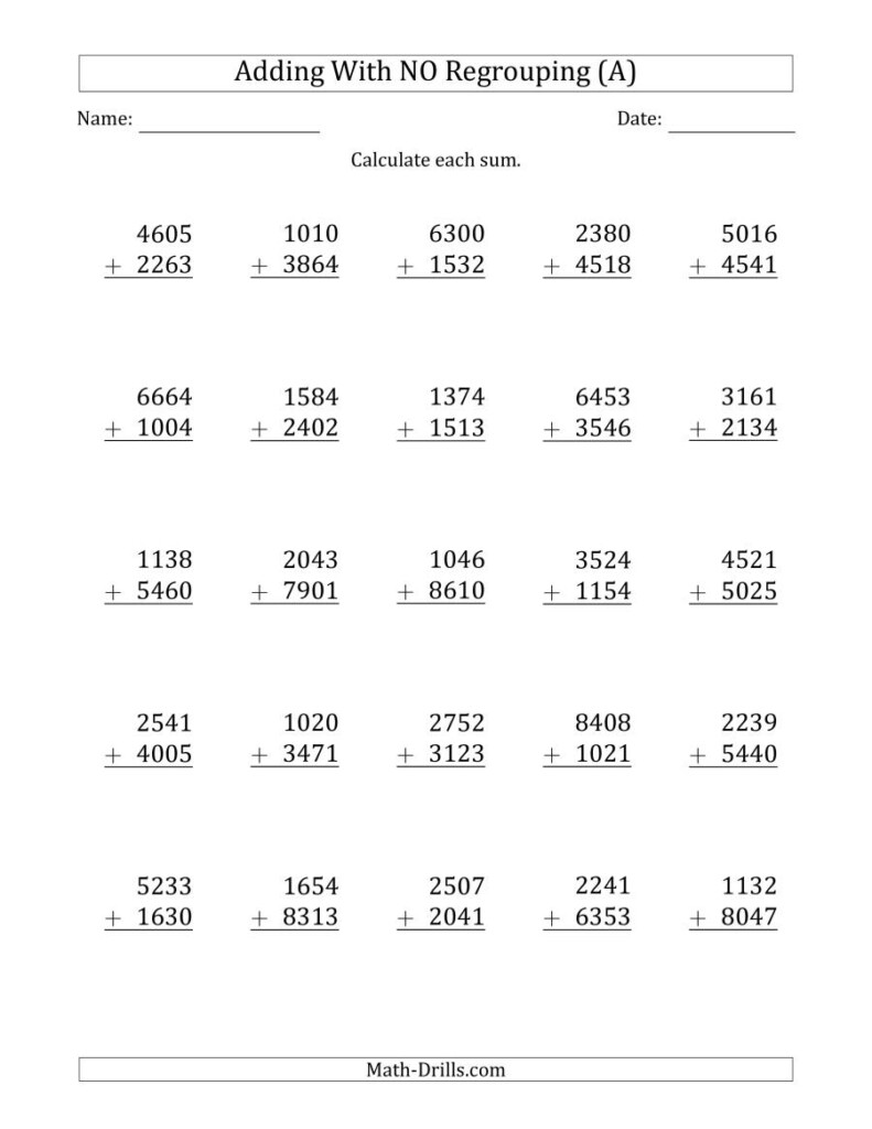 Multiplication worksheets no regrouping printablemultiplication