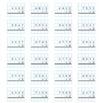 4-Digit1-Digit Multiplication With Grid Support (A) intended for Multiplication Worksheets 4 Digit By 1 Digit