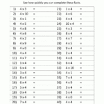 4 Times Table - 2Nd Grade Math Salamanders inside Printable Multiplication Worksheets 4's