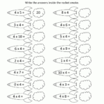 4 Times Table pertaining to Multiplication Worksheets 4 Times Tables