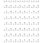 41 Stunning 6Th Grade Math Worksheets Design , Https inside Free Printable Multiplication Practice Sheets