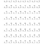 41 Stunning 6Th Grade Math Worksheets Design , Https inside Free Printable Multiplication Practice Sheets