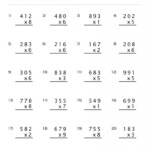 4Th Grade Math Worksheets | Multiplication Worksheets, 4Th in Printable Multiplication Sheets 4Th Grade