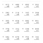 4Th Grade Math Worksheets | Multiplication Worksheets, 4Th Intended For Printable Multiplication Problems For 4Th Grade