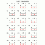 4Th Grade Math Worksheets Multiplication | World Of intended for Multiplication Worksheets 4 Digits