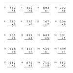 4Th Grade Multiplication Worksheets   Best Coloring Pages Inside Multiplication Worksheets 3 Digit By 2 Digit