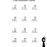 4Th Grade Multiplication Worksheets - Best Coloring Pages with Printable Multiplication Worksheets 4Th Grade