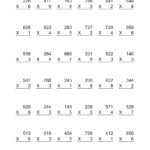 4Th Grade Multiplication Worksheets - Best Coloring Pages with regard to Printable Multiplication For 4Th Grade