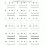 4Th Grade Multiplication Worksheets   Best Coloring Pages With Regard To Printable Multiplication Worksheets 4Th Grade