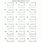 4Th Grade Multiplication Worksheets - Best Coloring Pages with regard to Printable Multiplication Worksheets 4Th Grade