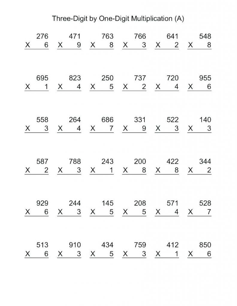 4Th Grade Multiplication Worksheets | Multiplication regarding Printable Multiplication Worksheets 4Th Grade 4Th Grade Multiplication Worksheets | Multiplication regarding Printable Multiplication Worksheets 4Th Grade