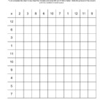 5 Minute Multiplication Worksheet &amp; Kids Subtraction with regard to Printable 5 Minute Multiplication Drill