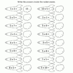 5 Times Table pertaining to Printable Multiplication Table 5