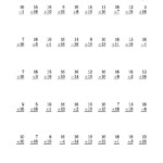 50 Vertical Adding Sixteens Questions (A) Math Worksheet with Printable Multiplication Test 50 Questions